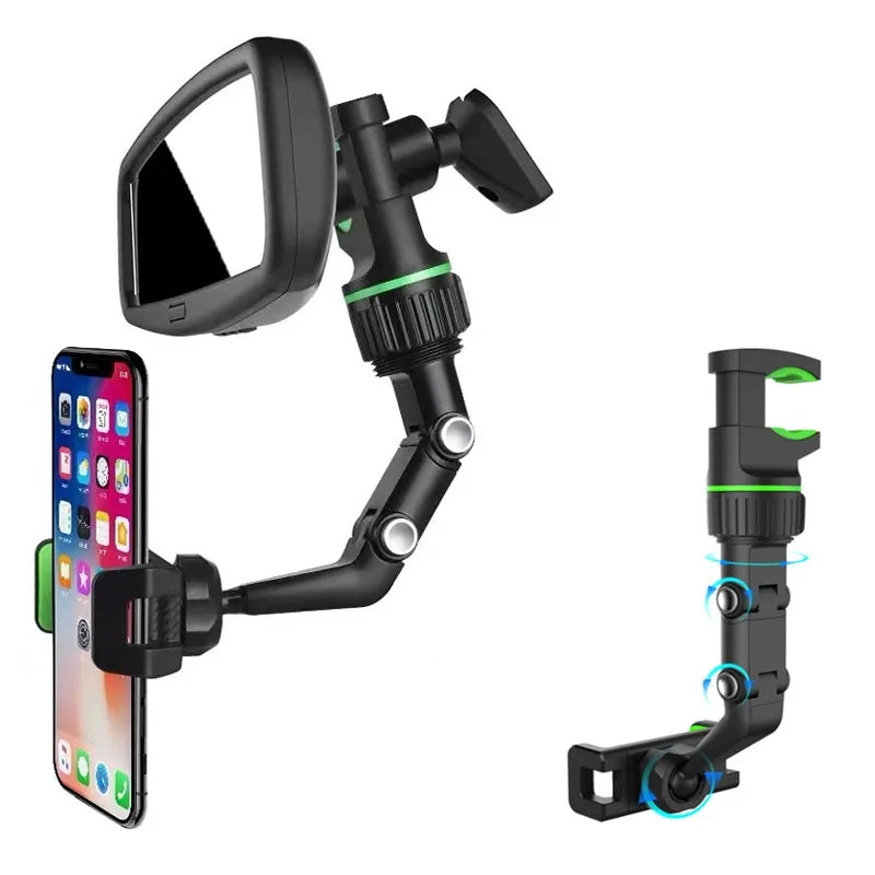 Rearview Mirror Phone Holder