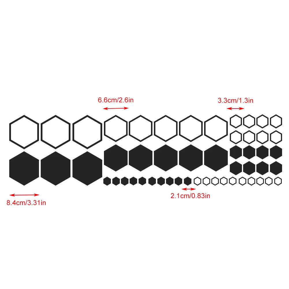 Honeycomb Hexagonal Body Sticker